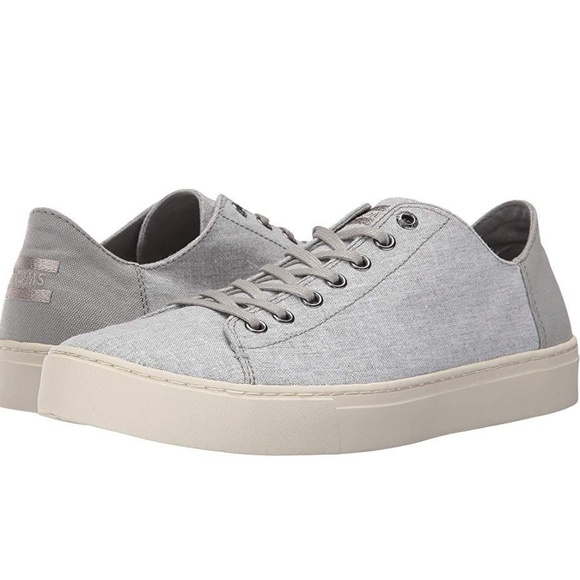 Toms Other - B2G1 NWT Toms Lenox Drizzle Gray Canvas Sneakers